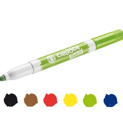 Carioca Stoftuscher - 6 stk - Maxi Tip - Multifarvet