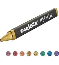 Carioca Voksfarver - 8 stk - Metallic