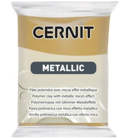 Cernit Polymer Ler - Metallic - Mørk Guld