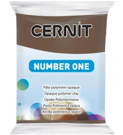 Cernit Polymer Ler - Number One - Brun