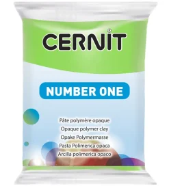 Cernit Polymer Ler - Number One - Grøn