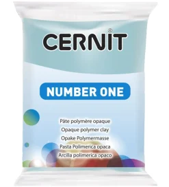 Cernit Polymer Ler - Number One - lys Blå