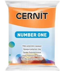Cernit Polymer Ler - Number One - Orange