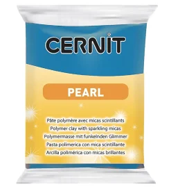 Cernit Polymer Ler - Pearl - Blå