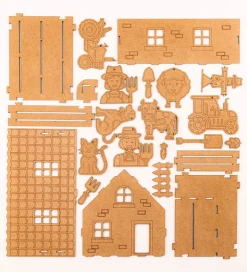 Crateit Kreasæt - Bondegården - Træ - Bondehuset