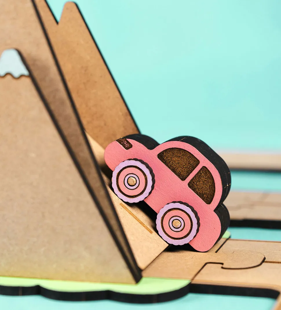 Crateit Kreasæt - Crateit Town - Træ - Rundt Om Bjerget - 31 Del