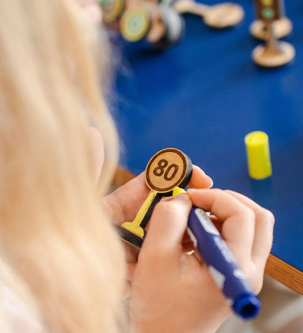 Crateit Kreasæt - Crateit Town - Træ - Trafikskilte - 10 Dele