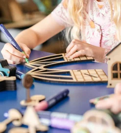 Crateit Kreasæt - Crateit Town - Træ - Dreamy Drawbridge - 20 De