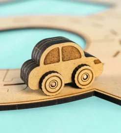 Crateit Kreasæt - Crateit Town - Træ - Rundkørsel - 28 Dele