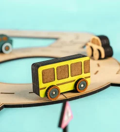 Crateit Kreasæt - Crateit Town - Træ - Rundkørsel - 28 Dele