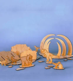 Crateit Kreasæt - Dinosaur - Træ - Kampen i Ødemarken - 48 Dele