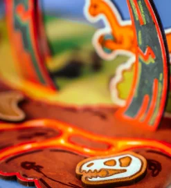 Crateit Kreasæt - Dinosaur - Træ - Kampen i Ødemarken - 48 Dele