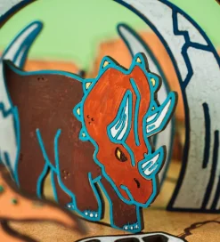 Crateit Kreasæt - Dinosaur - Træ - Kampen i Ødemarken - 48 Dele