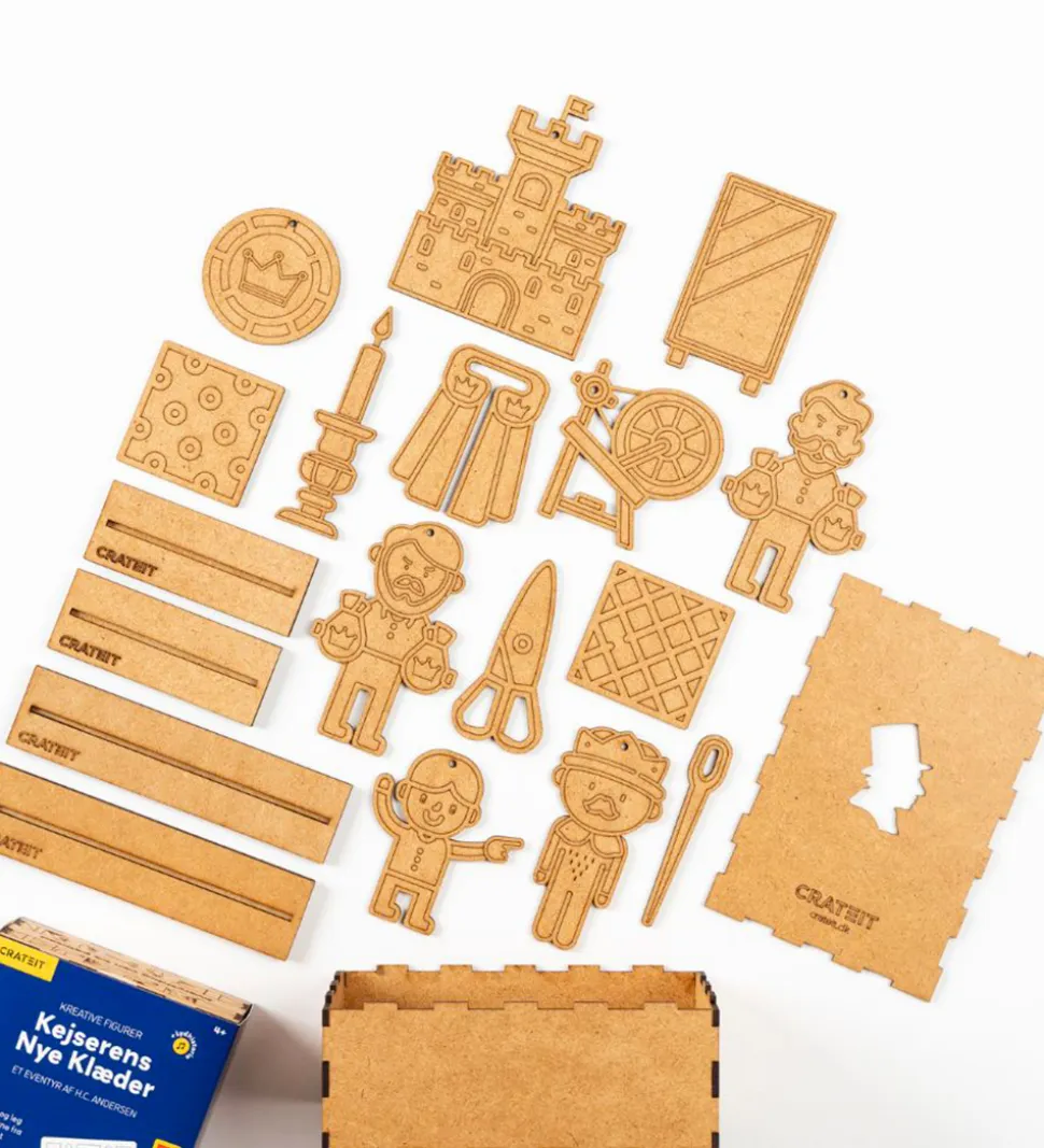 Crateit Kreasæt - Kejserens Nye Klæder - Træ - Lydhistorier