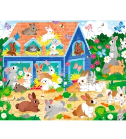 Crocodile Creek Puslespil - 50 Brikker - Chicken Coop