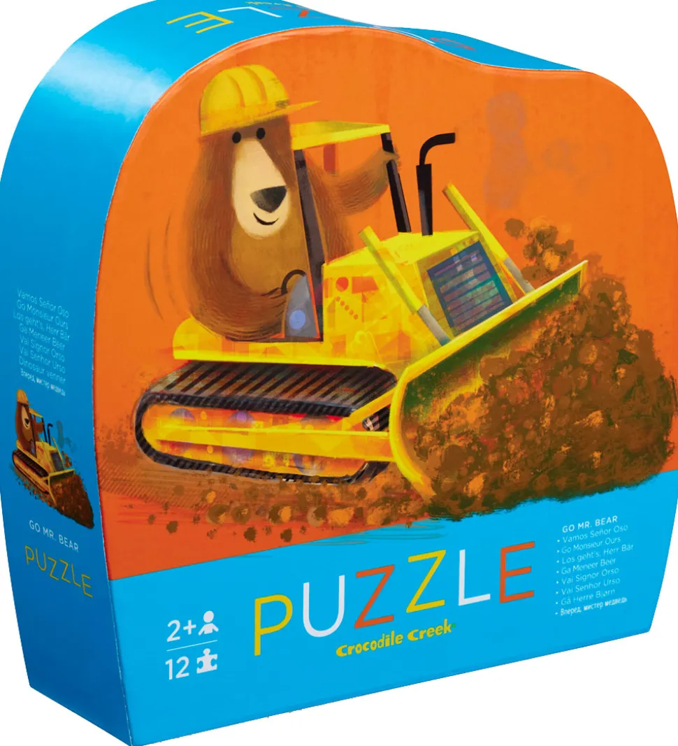 Crocodile Creek Puslespil - 12 Brikker - Go Mister Bear