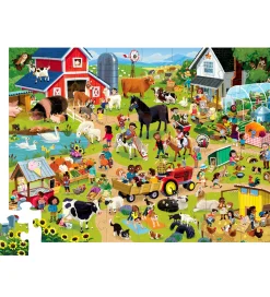 Crocodile Creek Puslespil - 48 Brikker - Day at the Farm