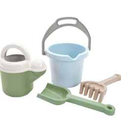 Dantoy BIO Plastic Spandsæt - 4 Dele - Blå/Grøn