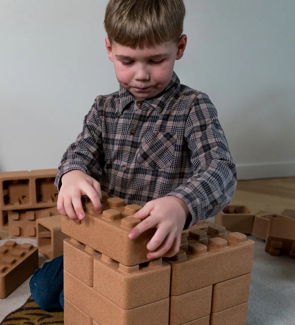 Dantoy Byggeklodser - 66 Dele - Kork