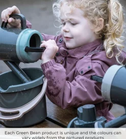 Dantoy Green Bean Spand m. Hældetud - Assorterede Jordfarver