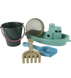 Dantoy Strandsæt - 5 Dele - Båd - Blue Marine Toys