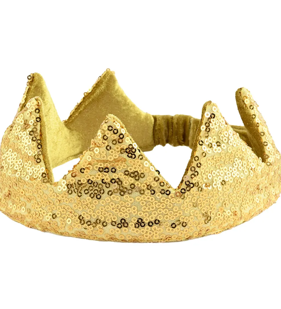 Den Goda Fen Udklædning - Crown Gold Sequin
