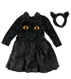 Den Goda Fen Udklædning - Sort Kattekjole - Sort