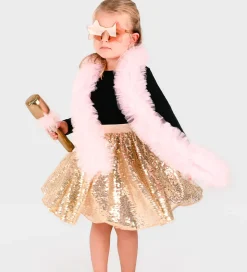 Den Goda Fen Udklædning - Tutu Disco Gold Set - Guld