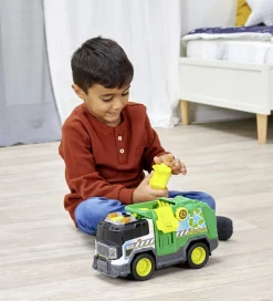 Dickie Toys Bil - Recycle Truck - Lys/Lyd