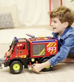 Dickie Toys Brandbil - MB Unimog U530 Fire Rescue - Lyd/Lyd
