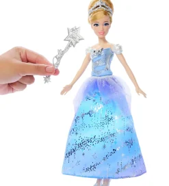 Disney Princess Dukke m. Lyd/Lys - 30 cm - Askepot