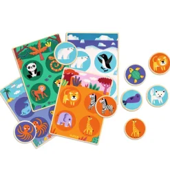 Djeco Banko - 20 Dele - Træ - Læringsspil