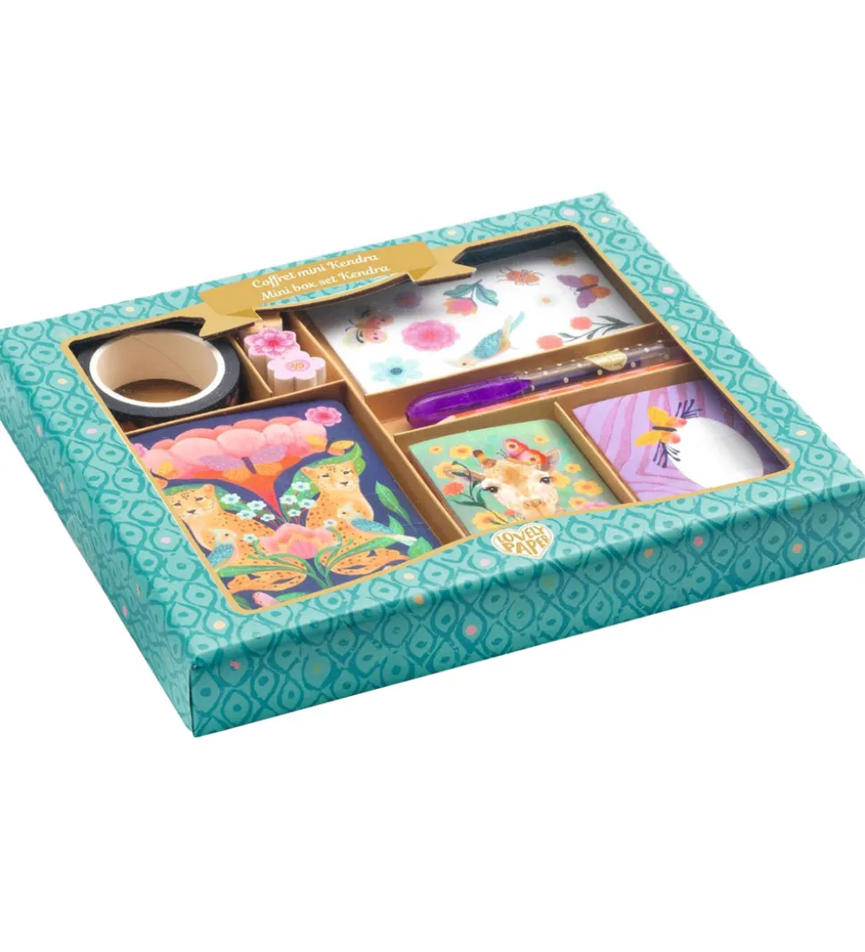 Djeco Brevpapir - 22 Dele - Lovely Mini Kendra