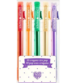 Djeco Farveblyanter - 5 stk. - Pop Wax