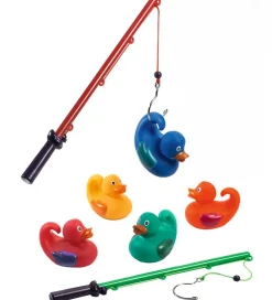 Djeco Fiskespil - Regnbuefarvet Badeænder