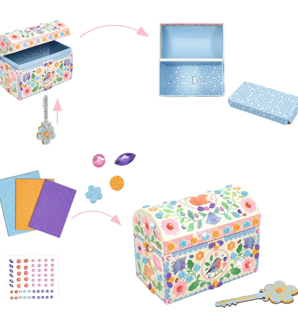 Djeco Kiste DIY - Mini Boites - Precious Treasure