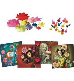 Djeco Kreasæt - Billeder i 3D - Rock'n Roses