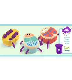 Djeco Kreasæt - Modellervoks Med Form - Insekter