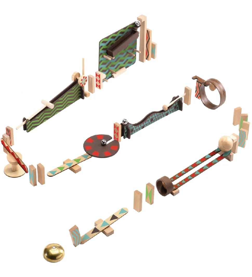 Djeco Kuglebane - 48 dele - Zig & Go - Træ