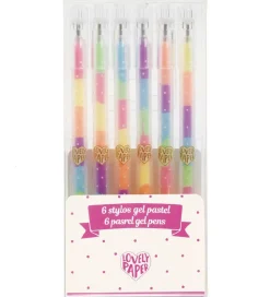Djeco Kuglepenne - 6 Stk. - Stylos Gel Fluo