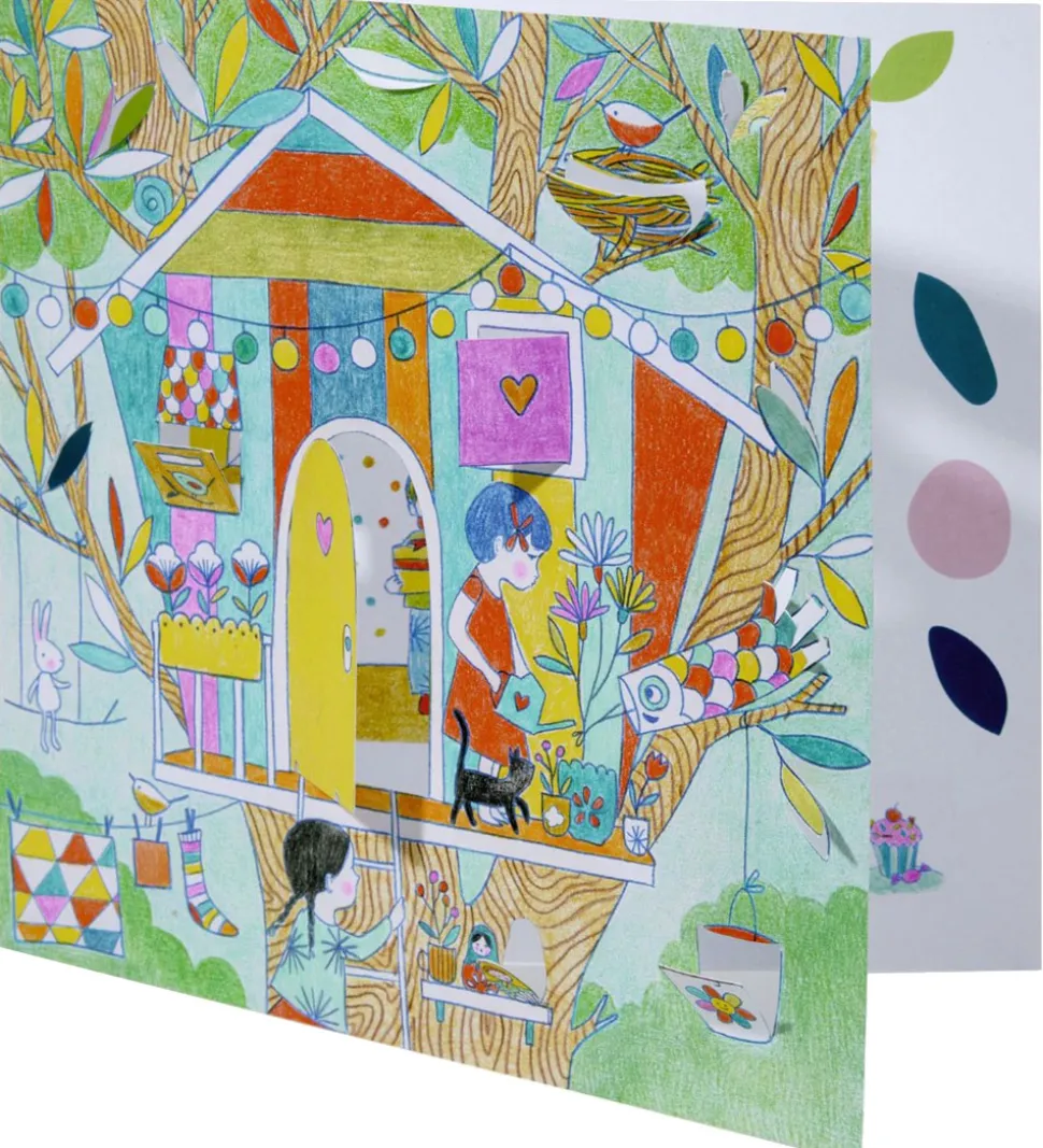 Djeco Maleark m. Små Døre - Les Cabanes De Nina