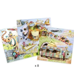 Djeco Maleark m. Små Døre - Malo's Trip