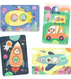 Djeco Malebog - Magic Colouring - On the Road