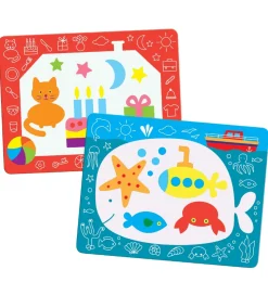 Djeco Malebog - Magic Coloring - Blå