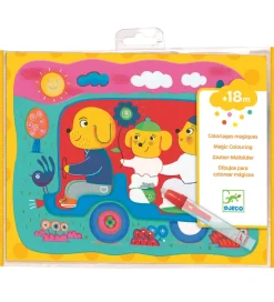 Djeco Malebog - Magic Coloring - Gul