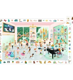 Djeco Puslespil - 100 Brikker - The Dance School