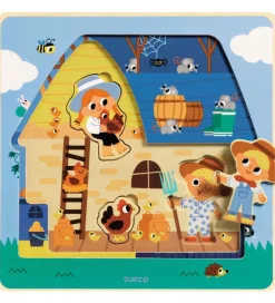 Djeco Puslespil - 3-lag - Hos Moo
