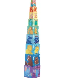 Djeco Stabelklodser - 10 stk. - Rainbow