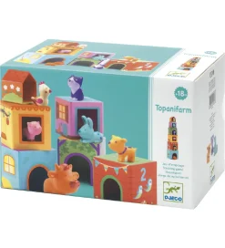 Djeco Stablelegetøj - 12 Dele - Bondegård