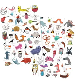 Djeco Tatoveringer - +50 stk. - Små Væsner